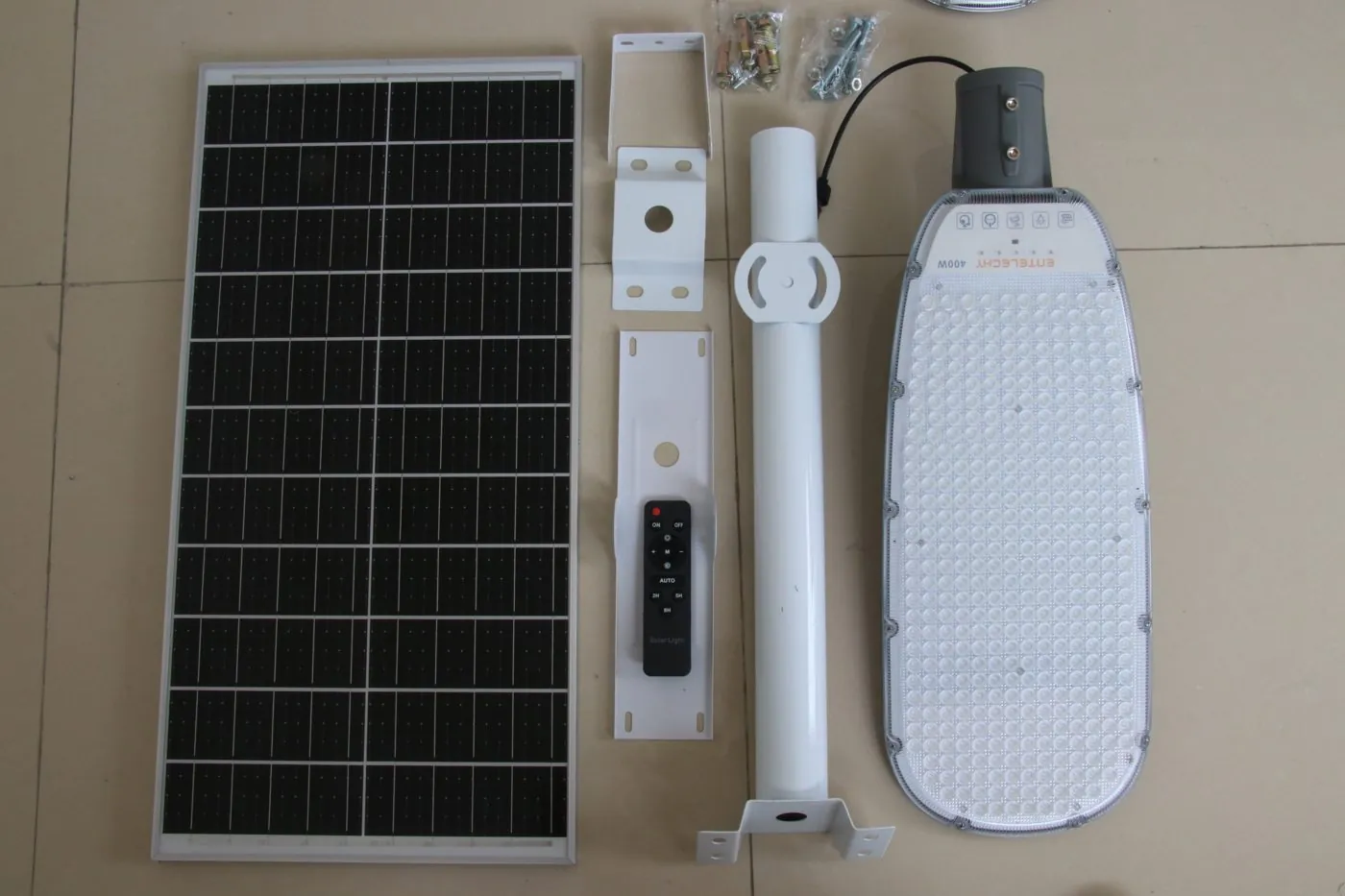 AIO solar street light kit for village installation